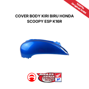 Cover Body Kiri Biru Honda Scoopy eSP K16R
