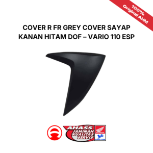 Cover R FR Grey Cover Sayap Kanan Hitam Dof – Vario 110 Esp