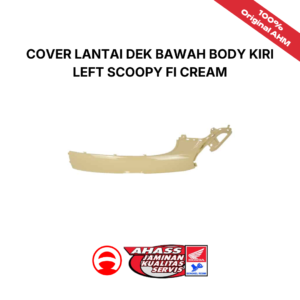 Cover Lantai Dek Bawah Body Kiri Left Scoopy FI cream