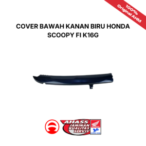 Cover Bawah Kanan Biru Honda Scoopy FI K16G