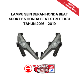 Lampu Sein Depan Honda BeAT Sporty & Honda BeAT Street K81 tahun 2016 – 2019