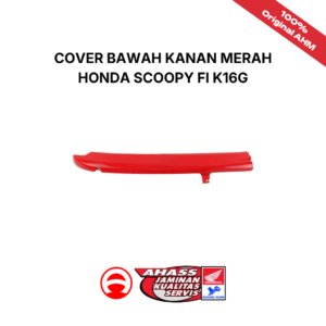 Cover Bawah Kanan Merah Honda Scoopy FI K16G