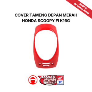 Cover Tameng Depan Merah Honda Scoopy FI K16G