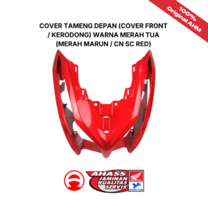 Cover Tameng Depan (Cover Front / Kerodong) warna merah tua (merah marun / CN SC Red)