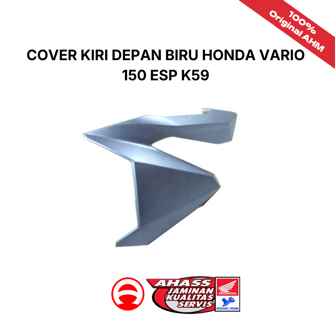 Cover Kiri Depan Biru Honda Vario 150 eSP K59