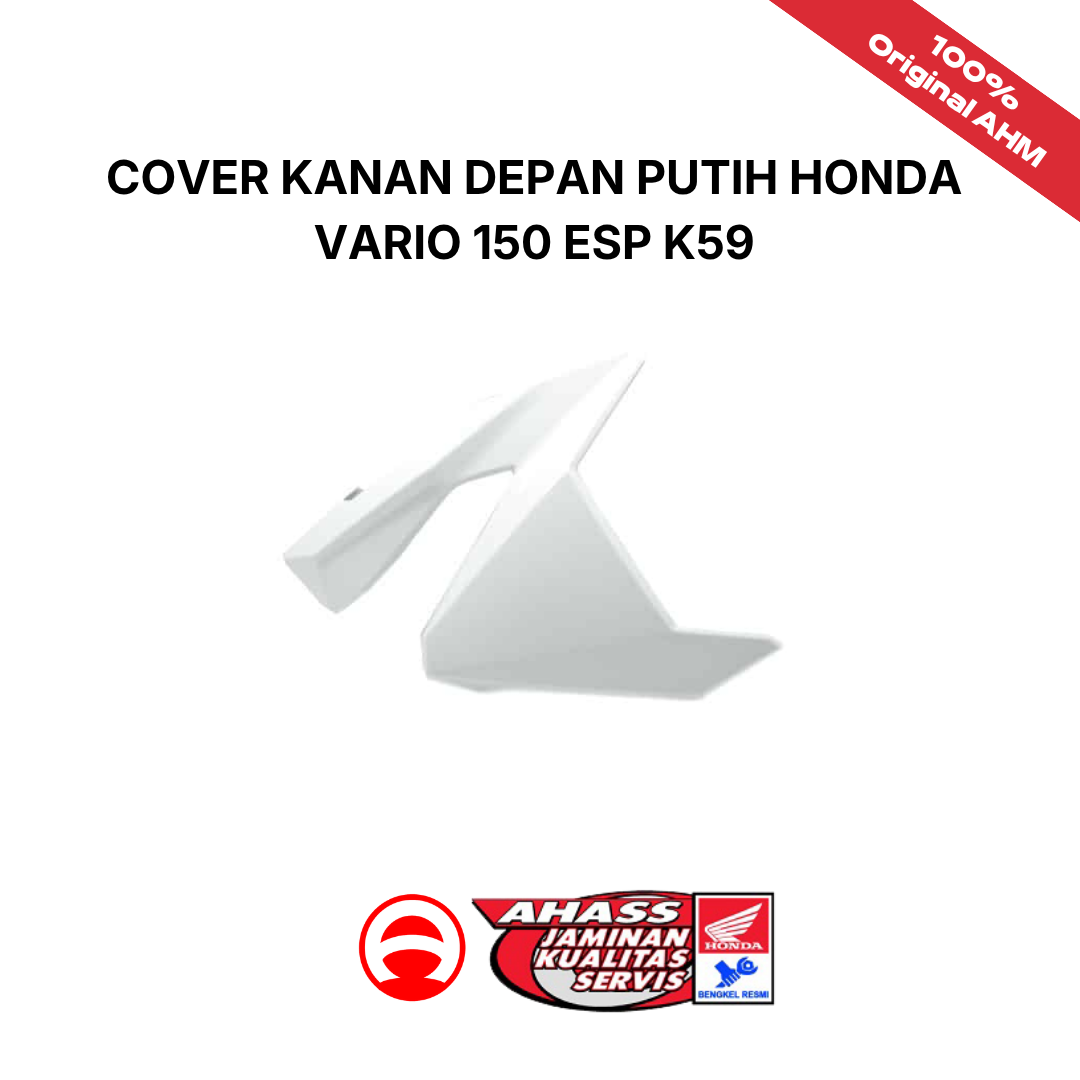 Cover Kanan Depan Putih Honda Vario 150 eSP K59
