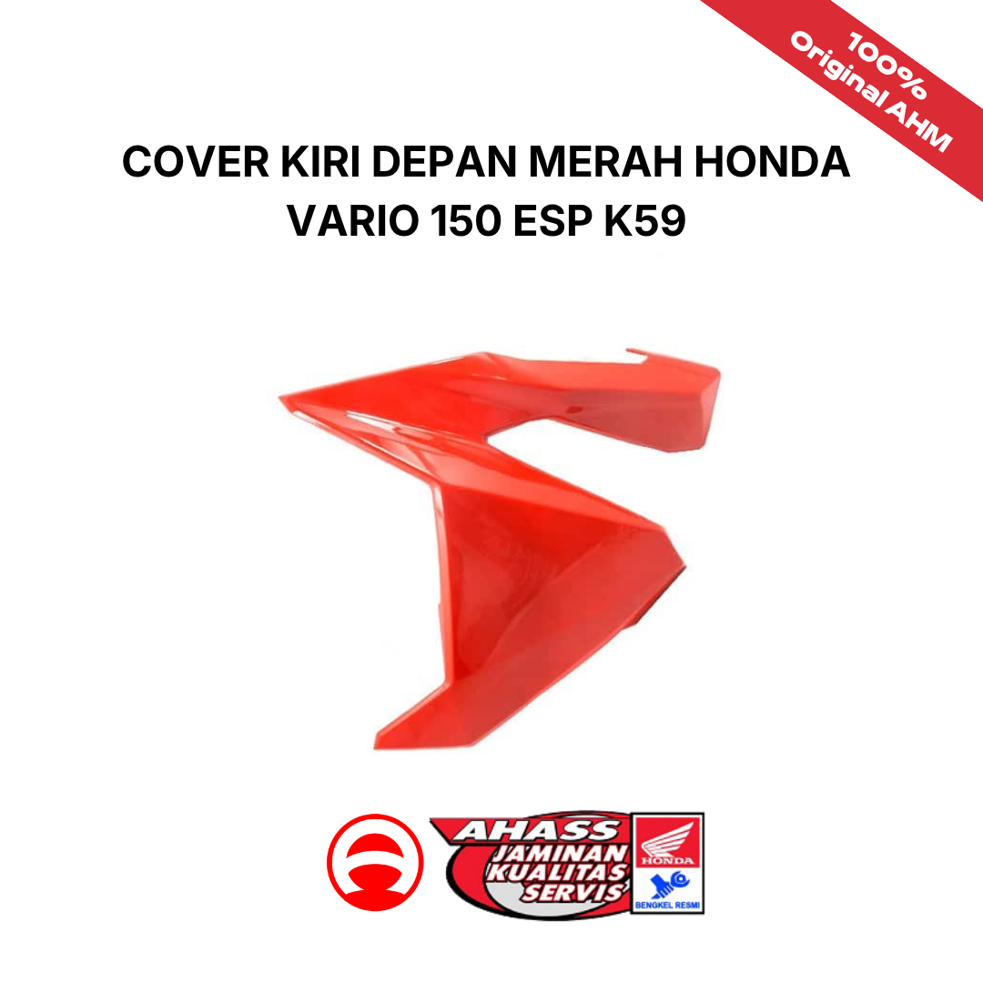Cover Kiri Depan Merah Honda Vario 150 eSP K59