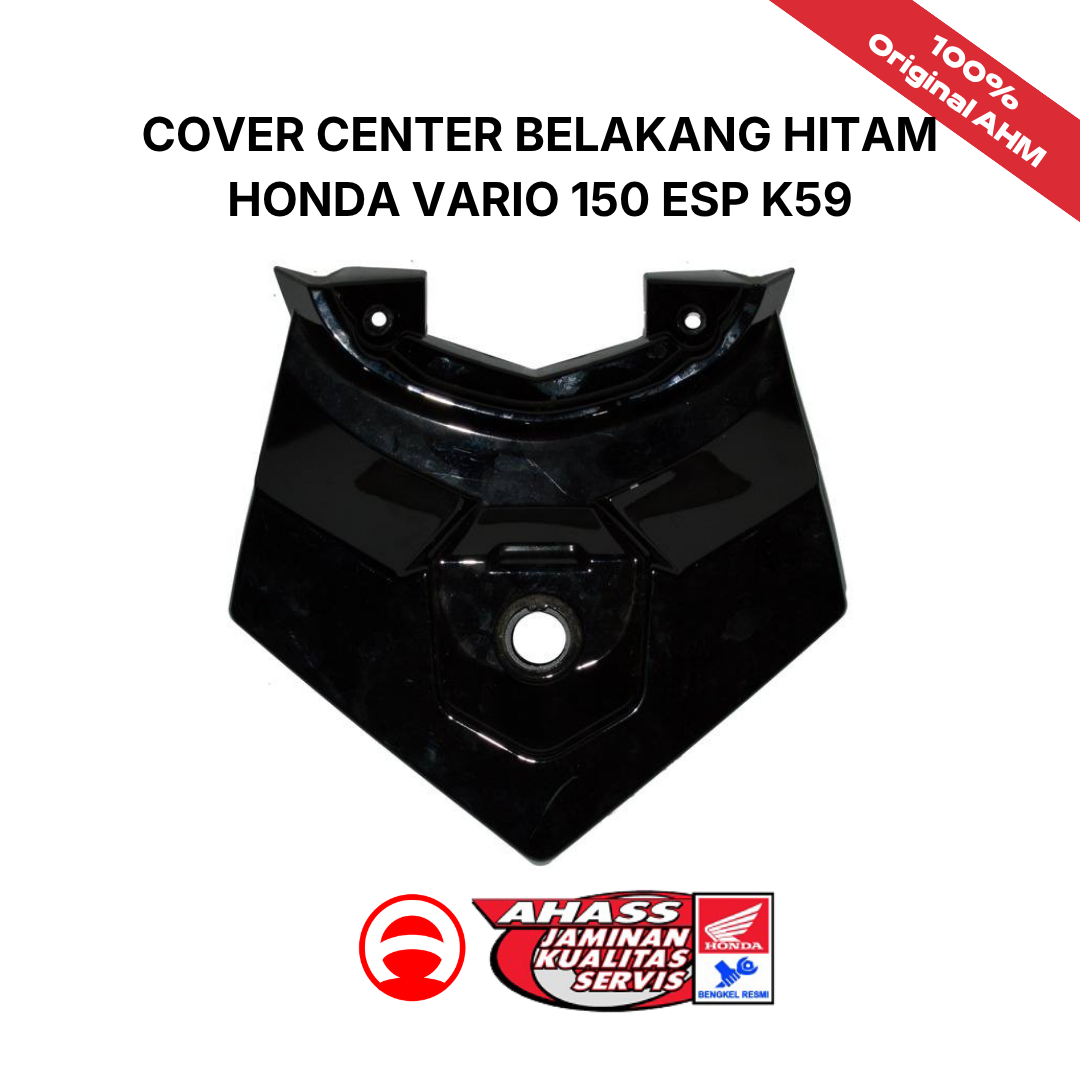 Cover Center Belakang Hitam Honda Vario 150 eSP K59
