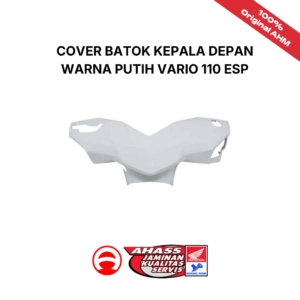 Cover Batok Kepala Depan warna putih Vario 110 eSP