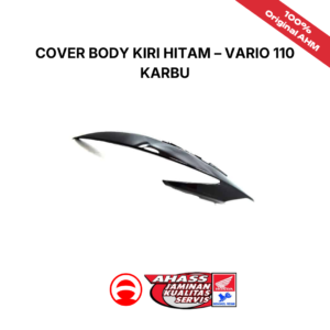 Cover Body Kiri Hitam – Vario 110 Karbu