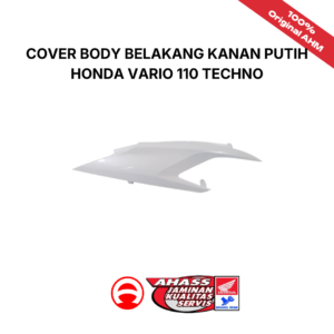 Cover Body Belakang Kanan Putih Honda Vario 110 Techno