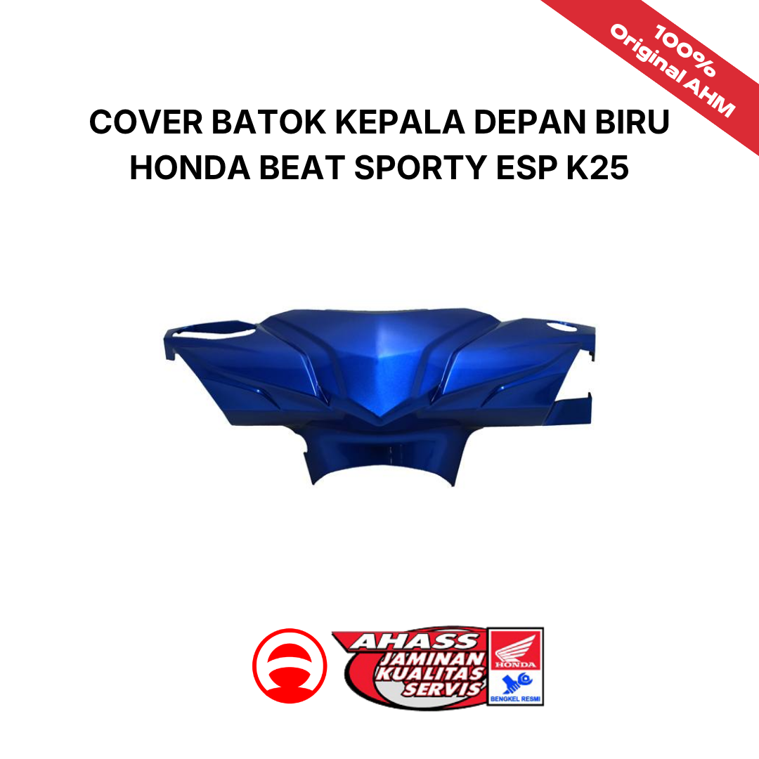 Cover Batok Kepala Depan Biru Honda Beat Sporty eSP K25