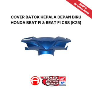 Cover Batok Kepala Depan Biru Honda BeAT FI & BeAT FI CBS (K25)