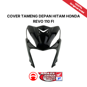 Cover Tameng Depan Hitam Honda Revo 110 FI